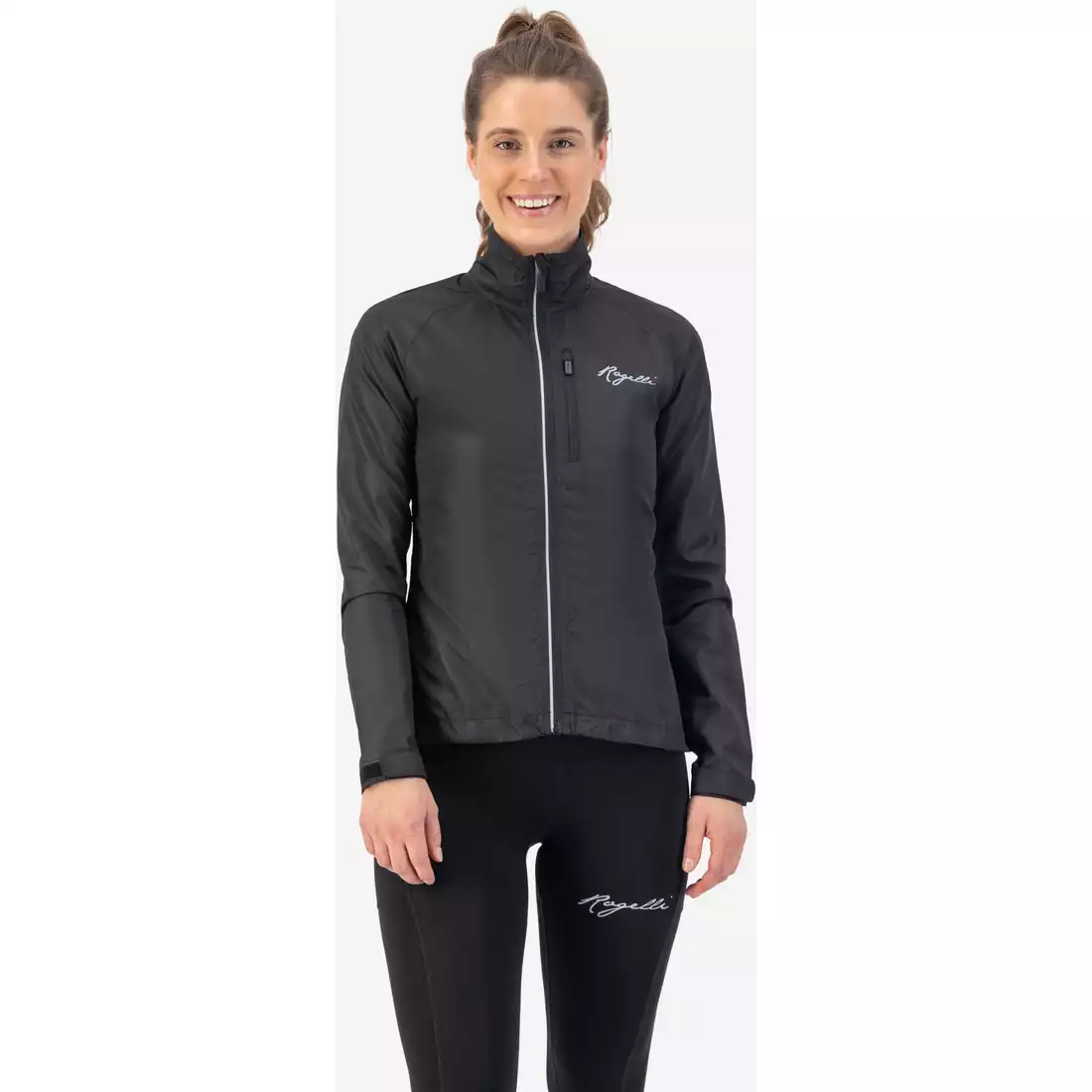 Rogelli CORE women's jacket, windbreaker for running, black