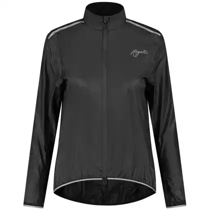 Rogelli ESSENTIAL women's cycling rain jacket, black