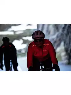 Rogelli ESSENTIAL women's cycling rain jacket, coral