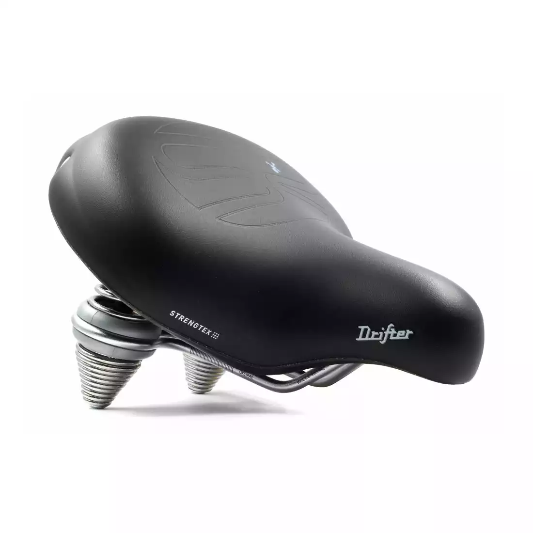 SELLEROYAL DRIFTER STRENGTEX PREMIUM RELAXED bicycle seat 90°, black
