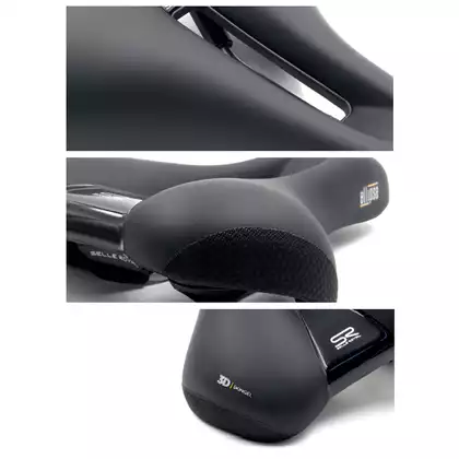 SELLEROYAL ELLIPSE PREMIUM ATHLETIC bicycle seat 45°, black
