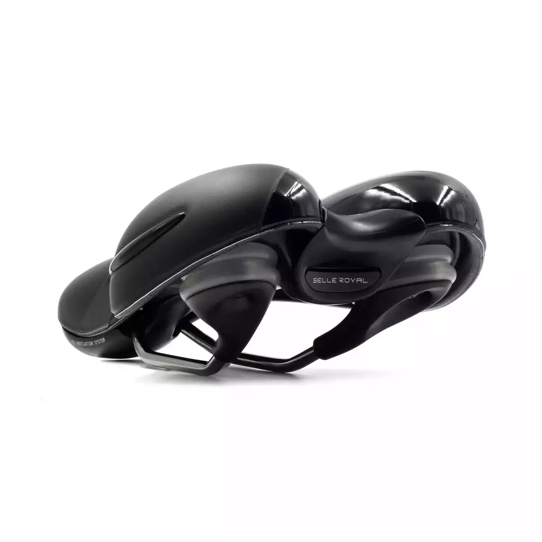 SELLEROYAL RESPIRO SOFT MODERATE bicycle seat 60°, black