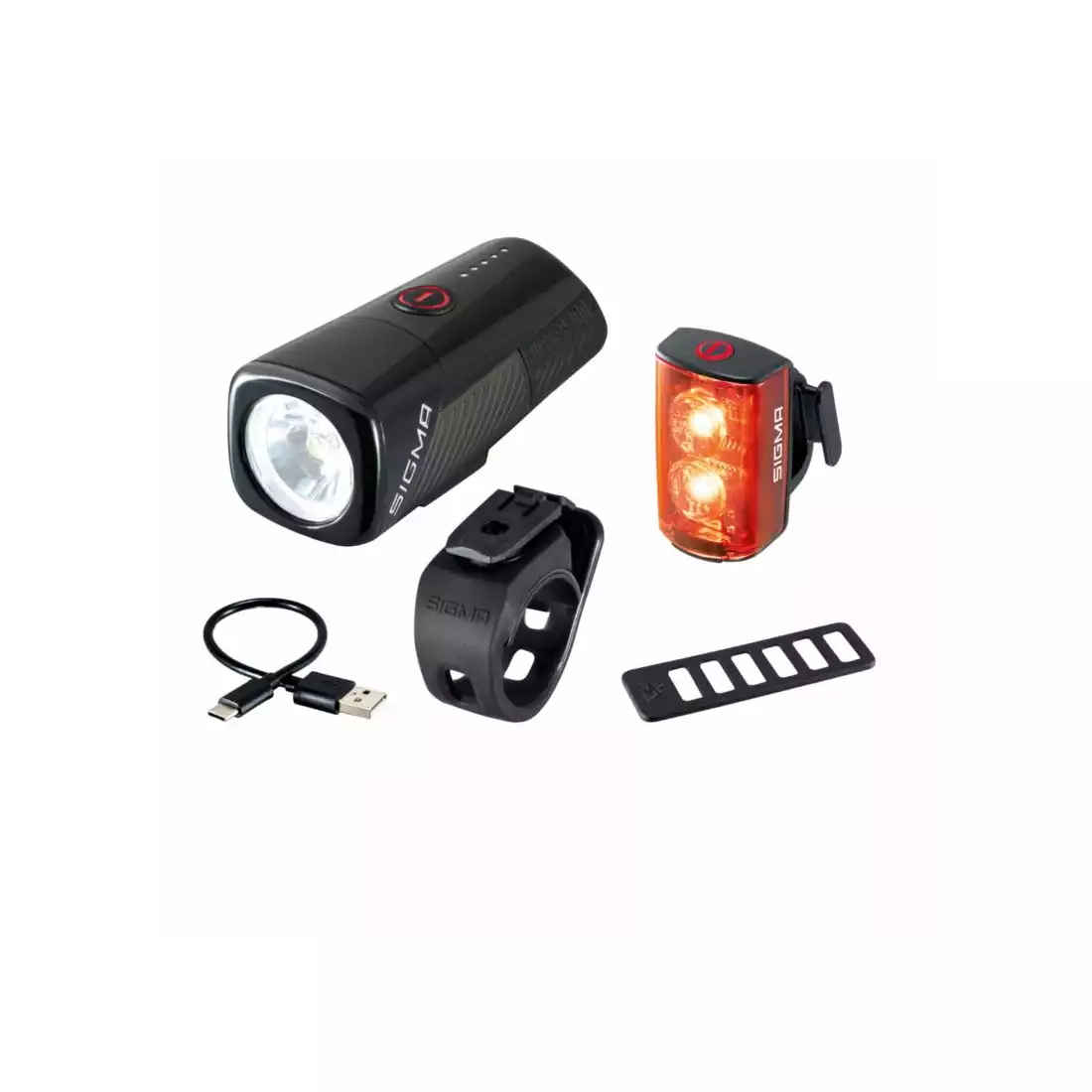 SIGMA bicycle light set front BUSTER 400 + rear BUSTER RL 80