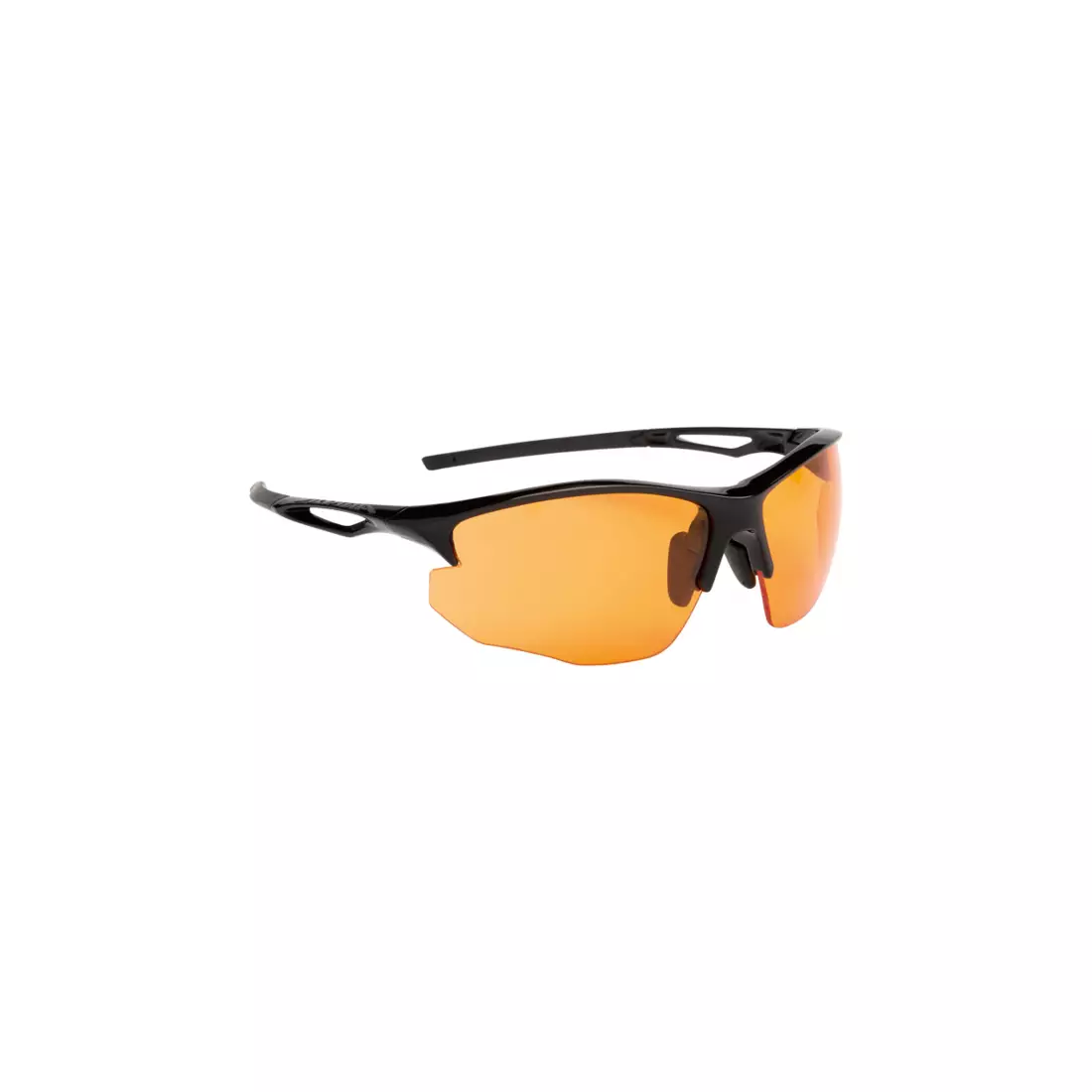 ALPINA - SORCERY HR C+ sports glasses, matt black / orange fogstop glass.