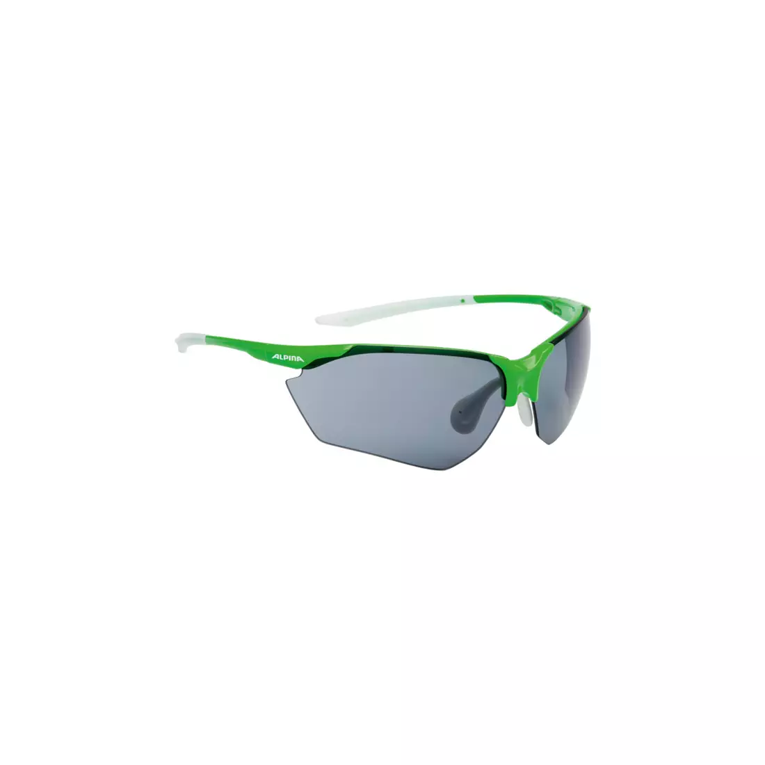 ALPINA - SPLINTER HR C+ sports glasses green-white / black fogstop glass
