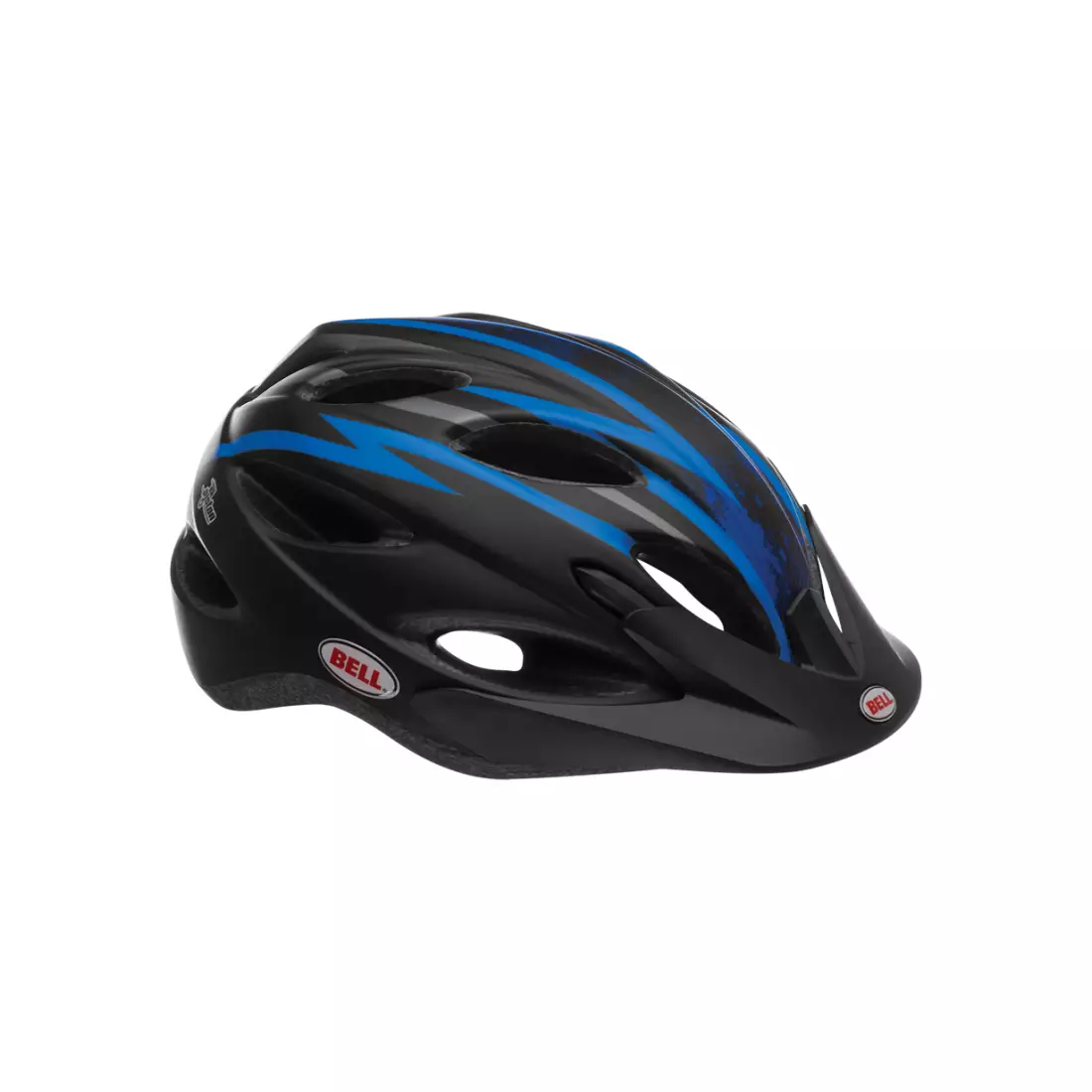 BELL PISTON bicycle helmet, black and blue