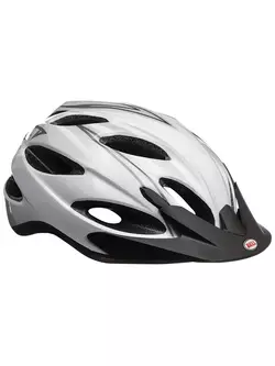 BELL XLP bicycle helmet, white and silver, large size