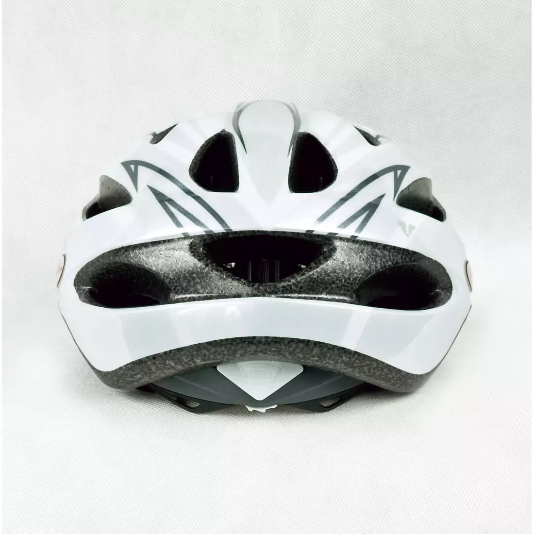 BELL XLP bicycle helmet, white and silver, large size
