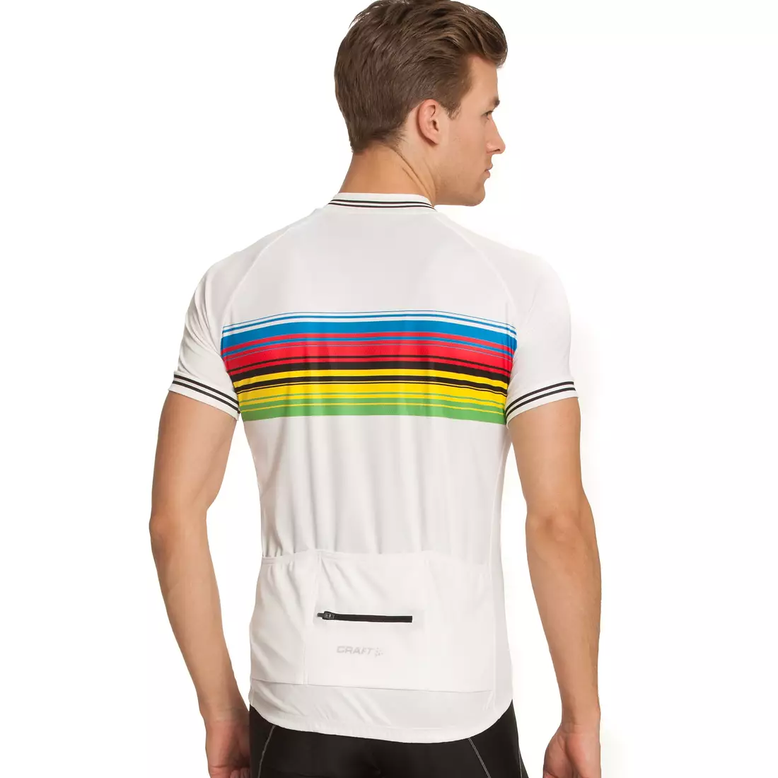 CRAFT ACTIVE BIKE CHAMP men's cycling jersey 1902583-2900, color: white