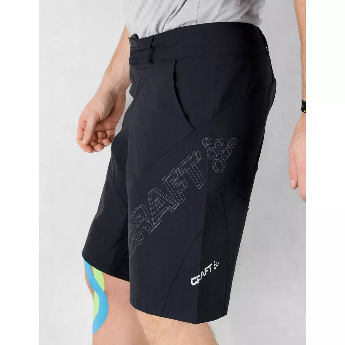 CRAFT ACTIVE BIKE - men's cycling shorts 1900700-9999, color: black
