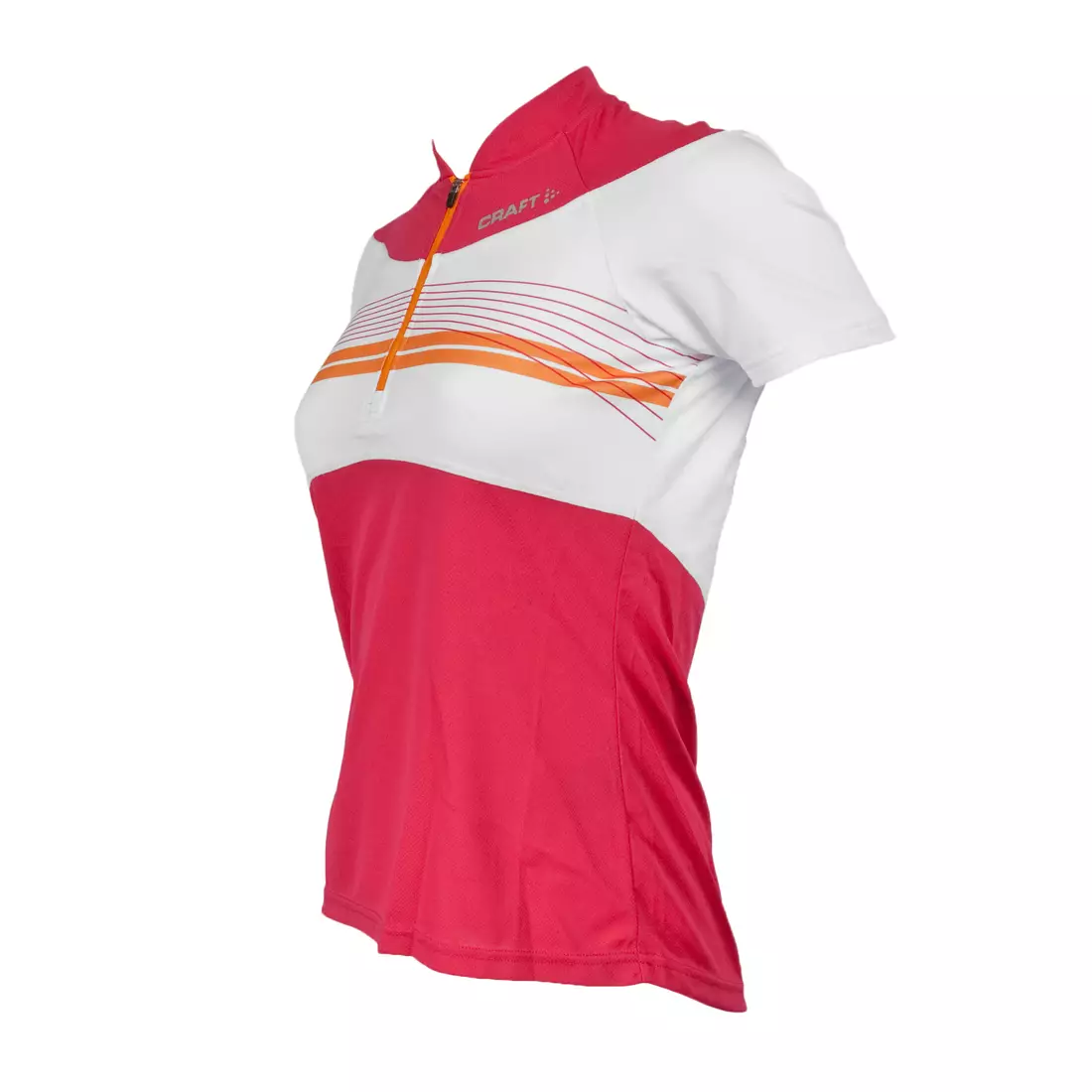 CRAFT ACTIVE BIKE - women's cycling jersey 1901942-2477, color: white and pink