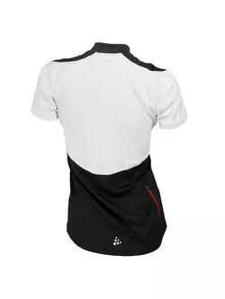 CRAFT ACTIVE BIKE - women's cycling jersey 1901942-9900, color: white and black