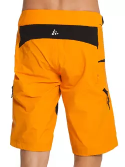 CRAFT Performance Bike Loose Fit men's cycling shorts 1900683-2560, color: orange