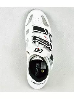 CRONO CLONE NYLON - road cycling shoes - color: White
