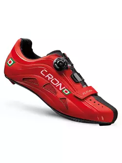 CRONO FUTURA NYLON - road cycling shoes - color: Red