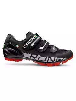 CRONO GAVIA NYLON - MTB cycling shoes - color: Black