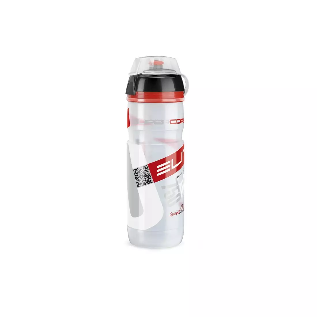 ELITE Bottle Super Corsa MTB EL0101906 Transparent-Red Logo 750ml SS17