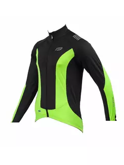 FORCE X68 - 89983 - men's insulated cycling sweatshirt - color: Black-fluor