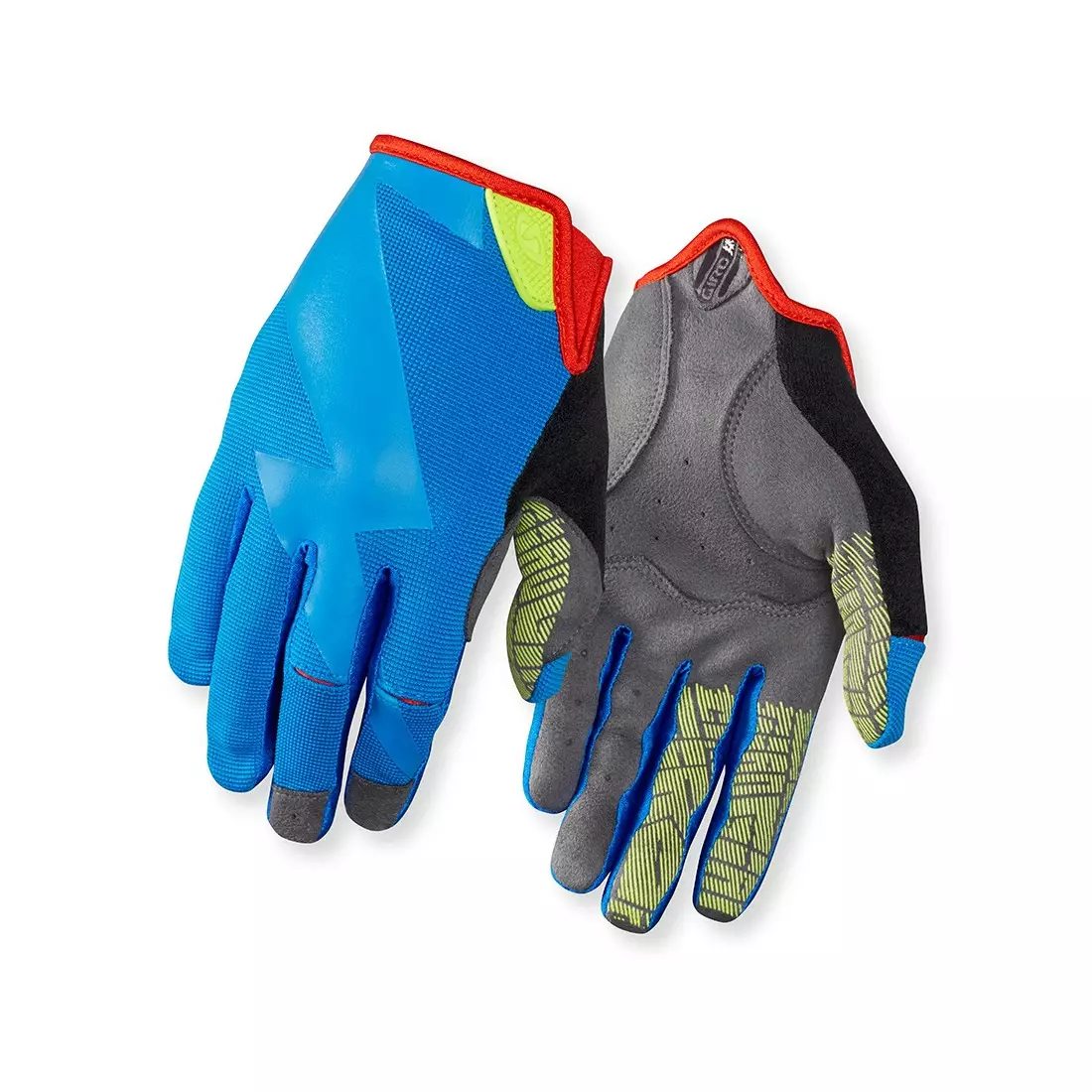 GIRO DND cycling gloves, long fingers, blue