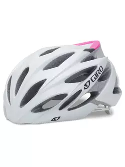 GIRO SONNET women's bicycle helmet, white and pink