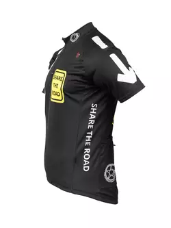 MikeSPORT DESIGN - SHARE THE ROAD - cycling jersey, color: black