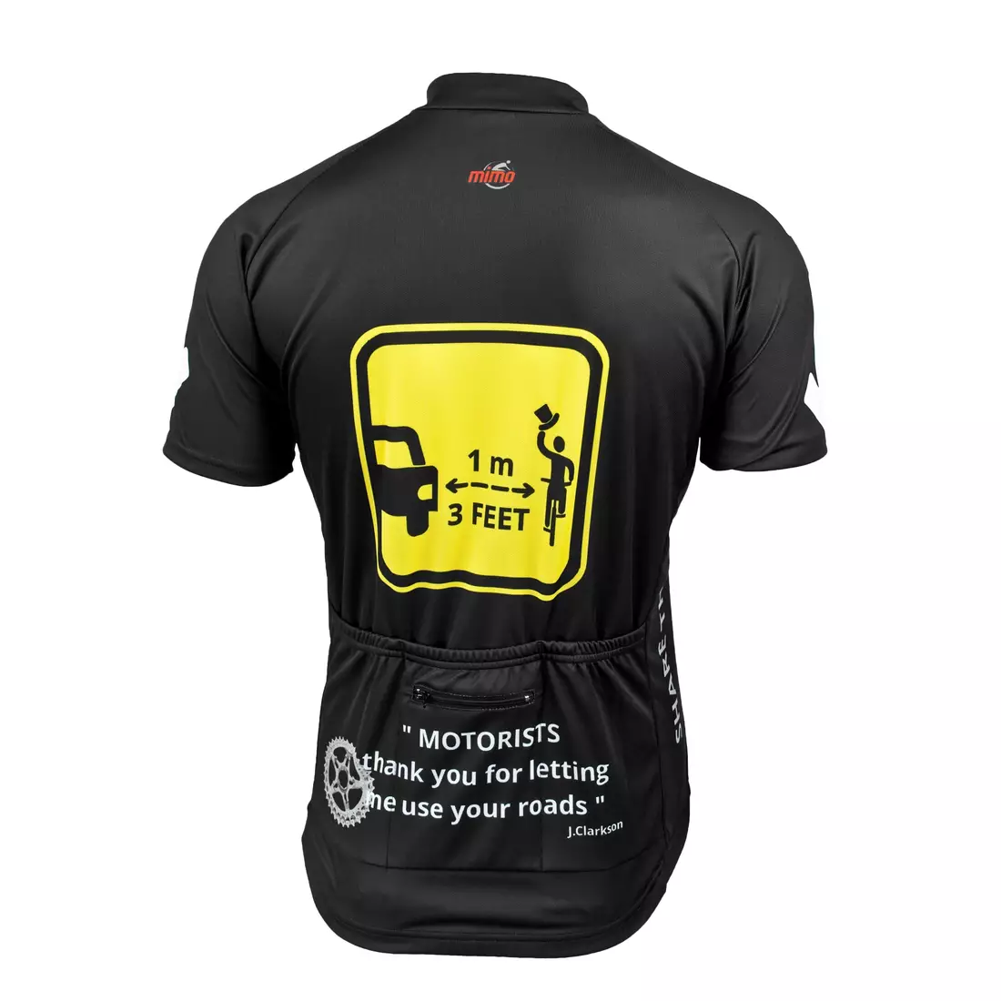 MikeSPORT DESIGN - SHARE THE ROAD - cycling jersey, color: black