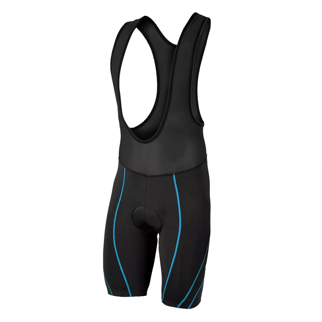MikeSPORT TITAN - bib shorts, QDRY insert, color: Black and blue