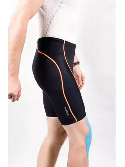 NEWLINE 8 PANELS SHORT - men's cycling shorts 81714-974, color: black and orange