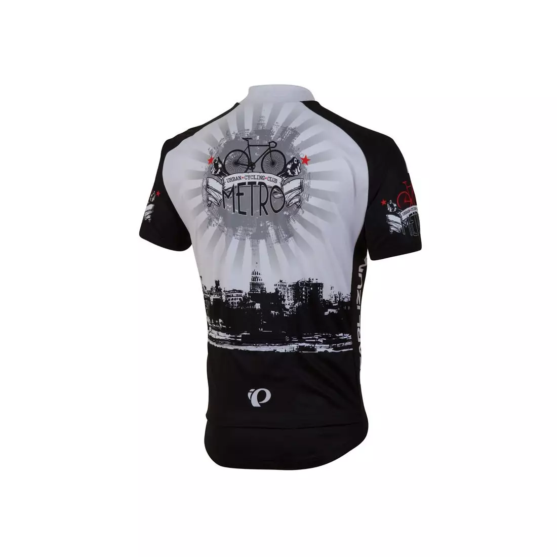PEARL IZUMI - 0705-4IY SELECT LTD - men's cycling jersey, color: White and black