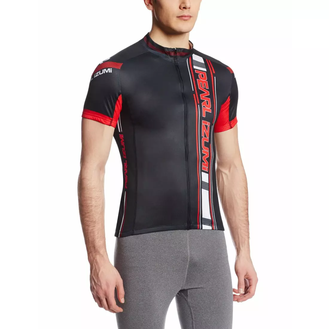 PEARL IZUMI - 11121371-4IR ELITE LTD - men's cycling jersey, color: Black and red