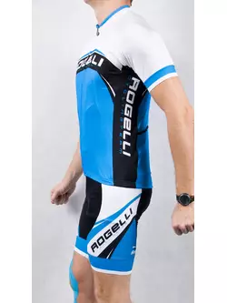 ROGELLI ANCONA - men's cycling jersey, white and blue