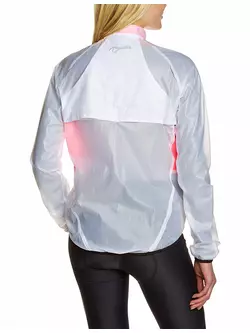 ROGELLI CANELLI women's cycling jacket, rainproof, color: transparent-pink