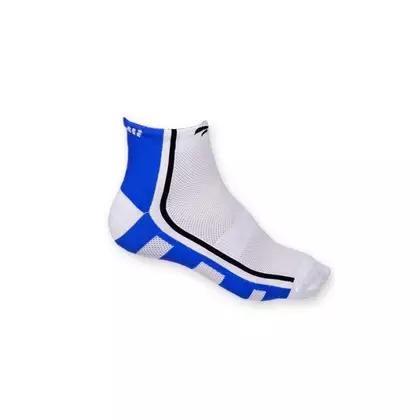 ROGELLI RCS-04 - Q-SKIN  - cycling socks, white and blue