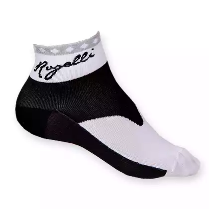 ROGELLI RCS-07 - Q-SKIN  - women's cycling socks, white and black
