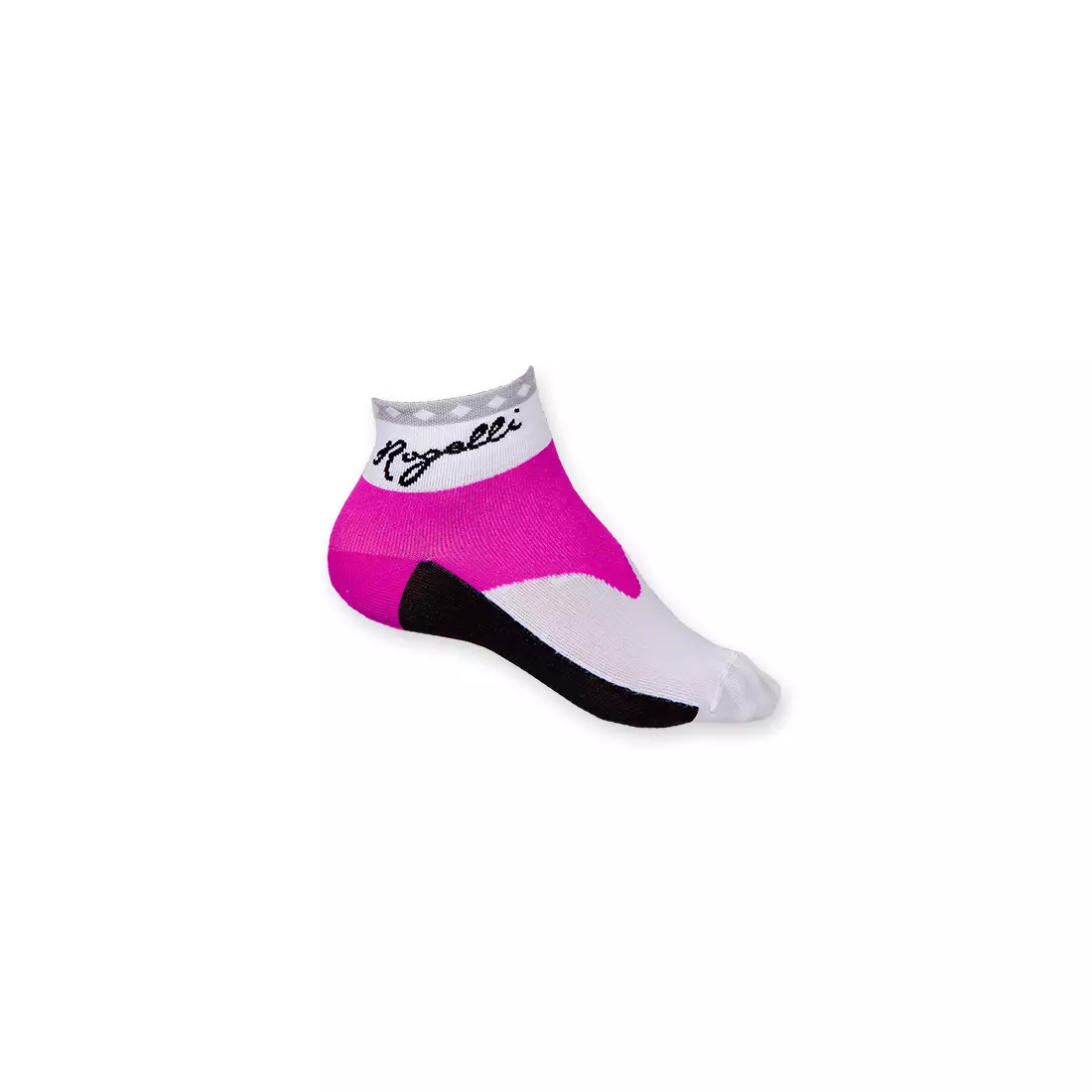 ROGELLI RCS-07 - Q-SKIN  - women's cycling socks, white and pink