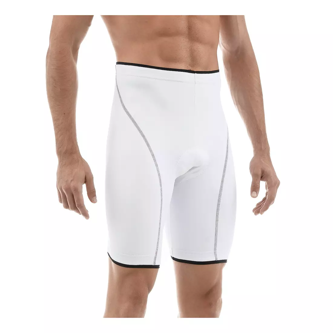 SANTINI CORE - cycling shorts, MAX2 insert - color: White