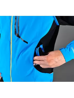 SHIMANO HYBRID cycling jacket, removable sleeves, blue CWJATSMS12MH