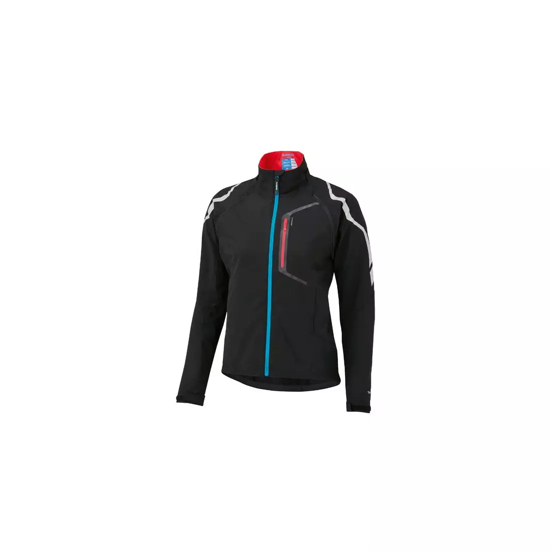 SHIMANO HYBRID women's cycling jacket, removable sleeves, black CWJATSMS12WL