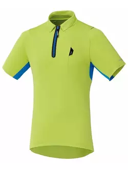 SHIMANO POLO men's cycling jersey, green CWJSTSMS31MR