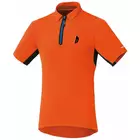 SHIMANO POLO men's cycling jersey, orange CWJSTSMS31ME