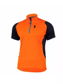 SHIMANO TOURING men's cycling jersey, orange CWJSTSMS41ME