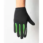 SHIMANO Windbreak winter gloves ECWGLBWLS32, color: Black and green