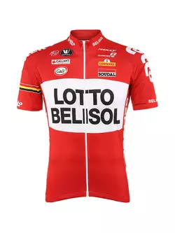 VERMARC - LOTTO BELISOL 2014 cycling jersey, full zipper