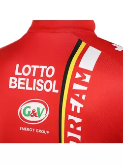 VERMARC - LOTTO BELISOL 2014 cycling jersey, short zipper