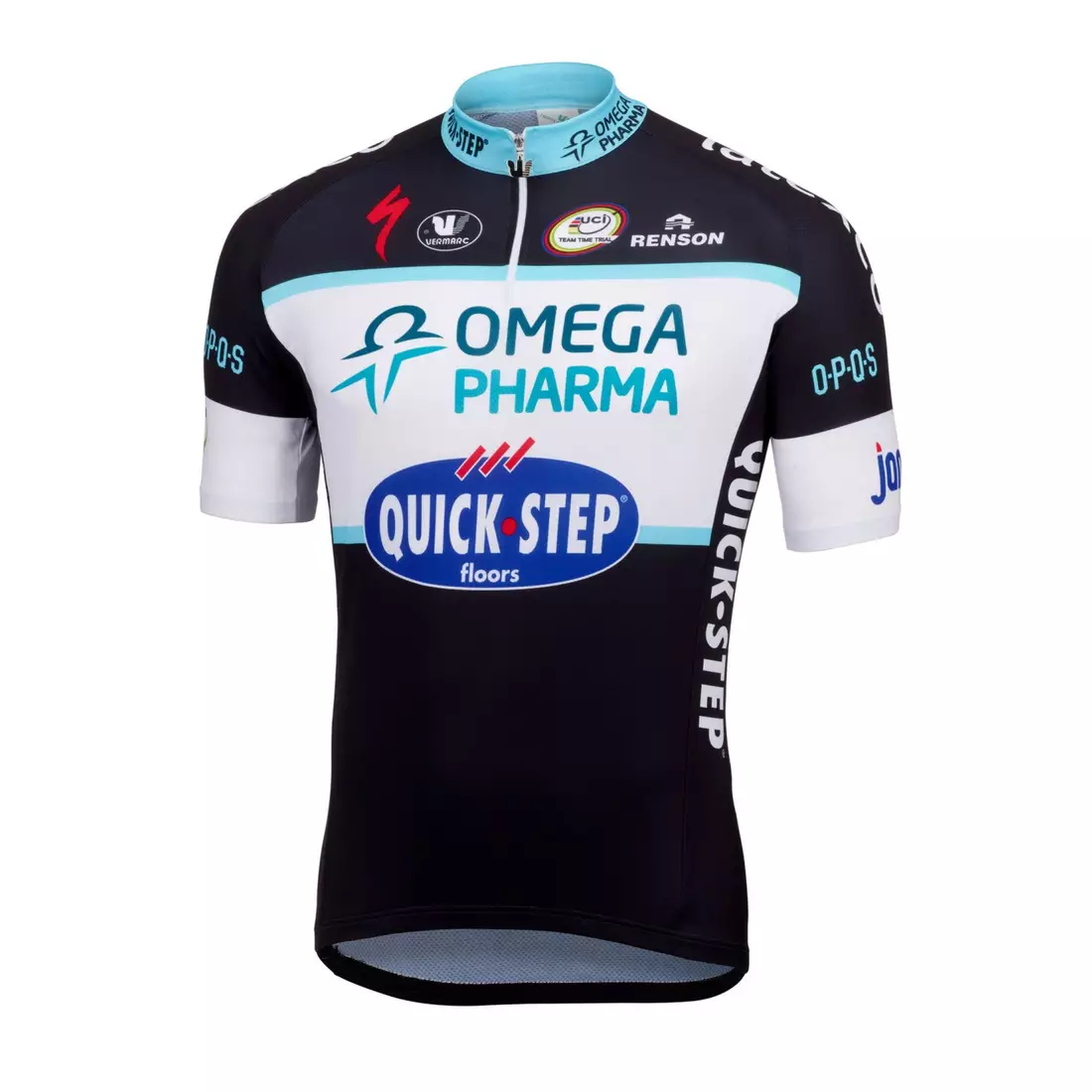 VERMARC - OMEGA PHARMA 2014 cycling jersey, short zipper