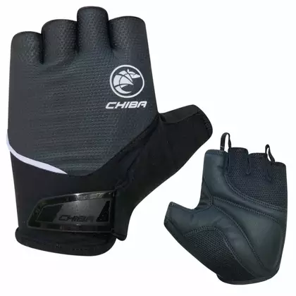 CHIBA SPORT cycling gloves, gray