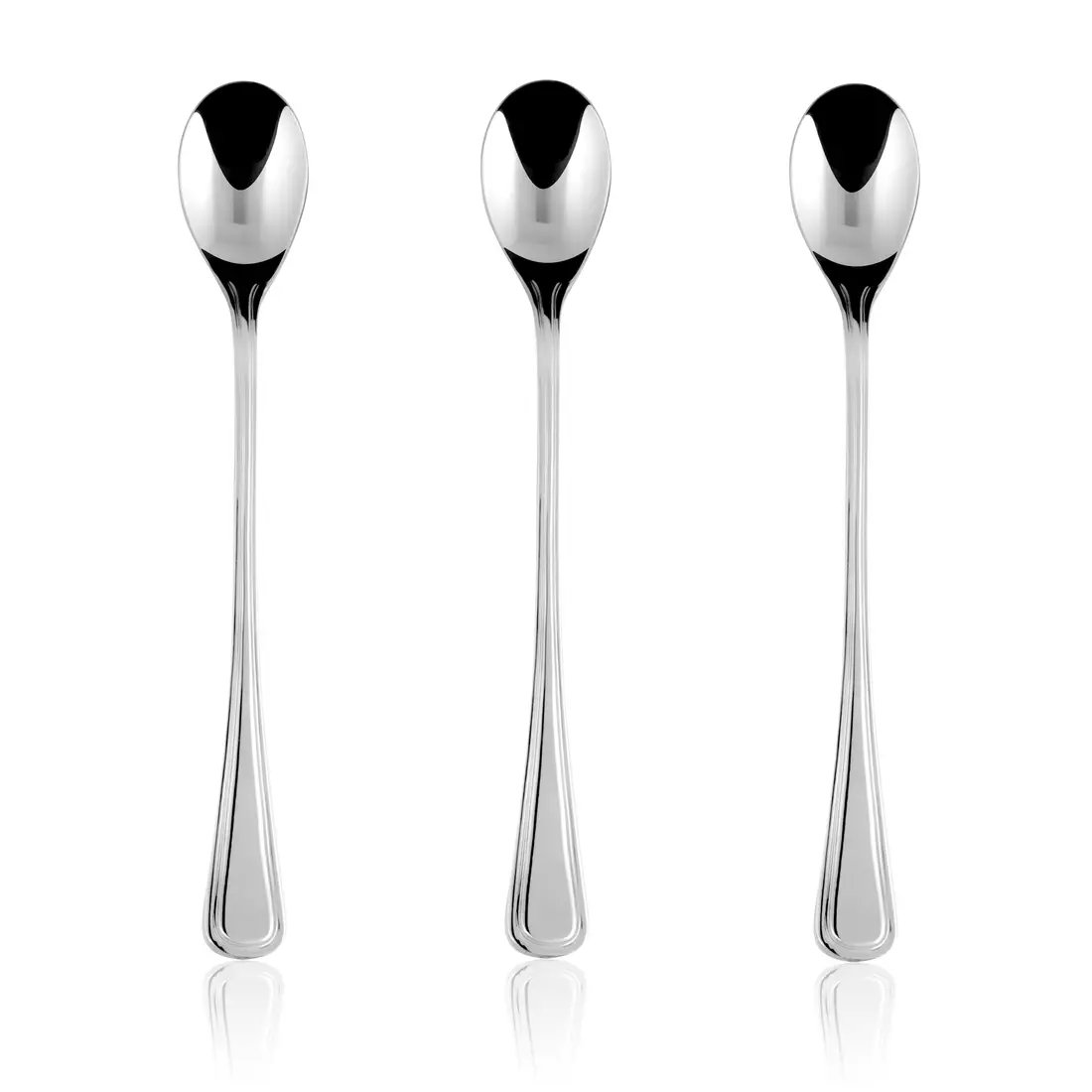 KULIG LONDON set of 3 cocktail spoons, silver