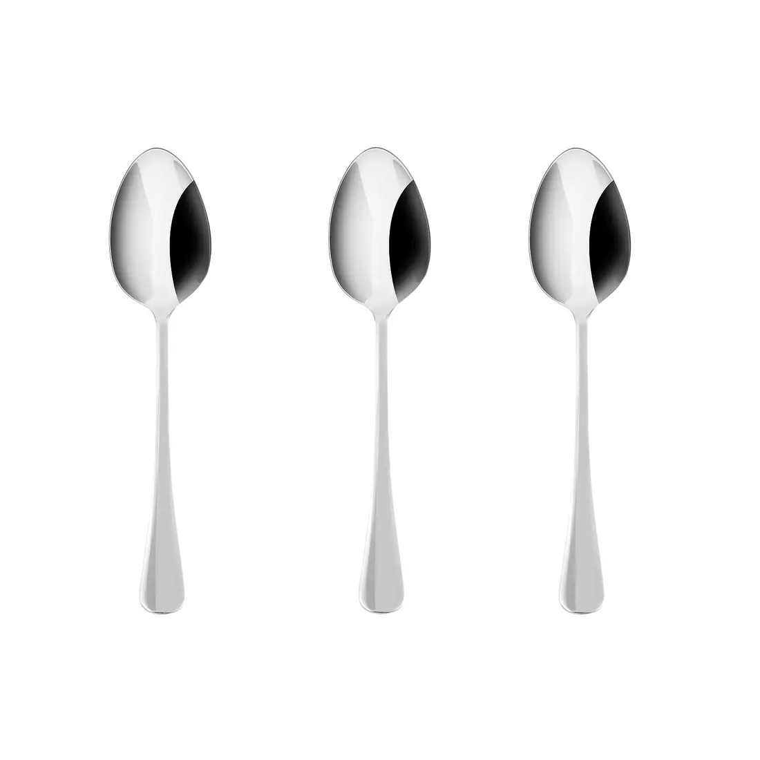 KULIG PAROS set of 3 dinner spoons, silver