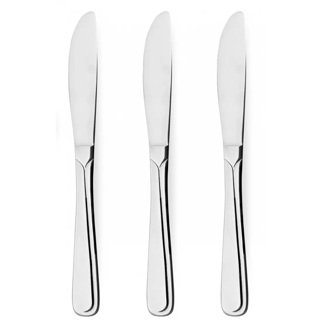 KULIG TALA set of 3 dinner knives, silver