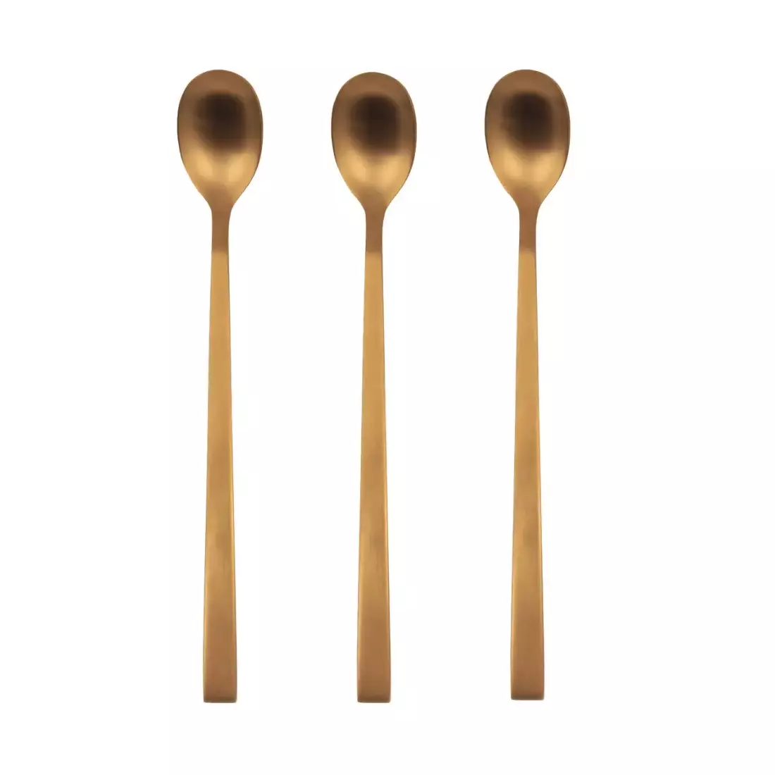KULIG VITA set of 3 cocktail spoons, gold mat